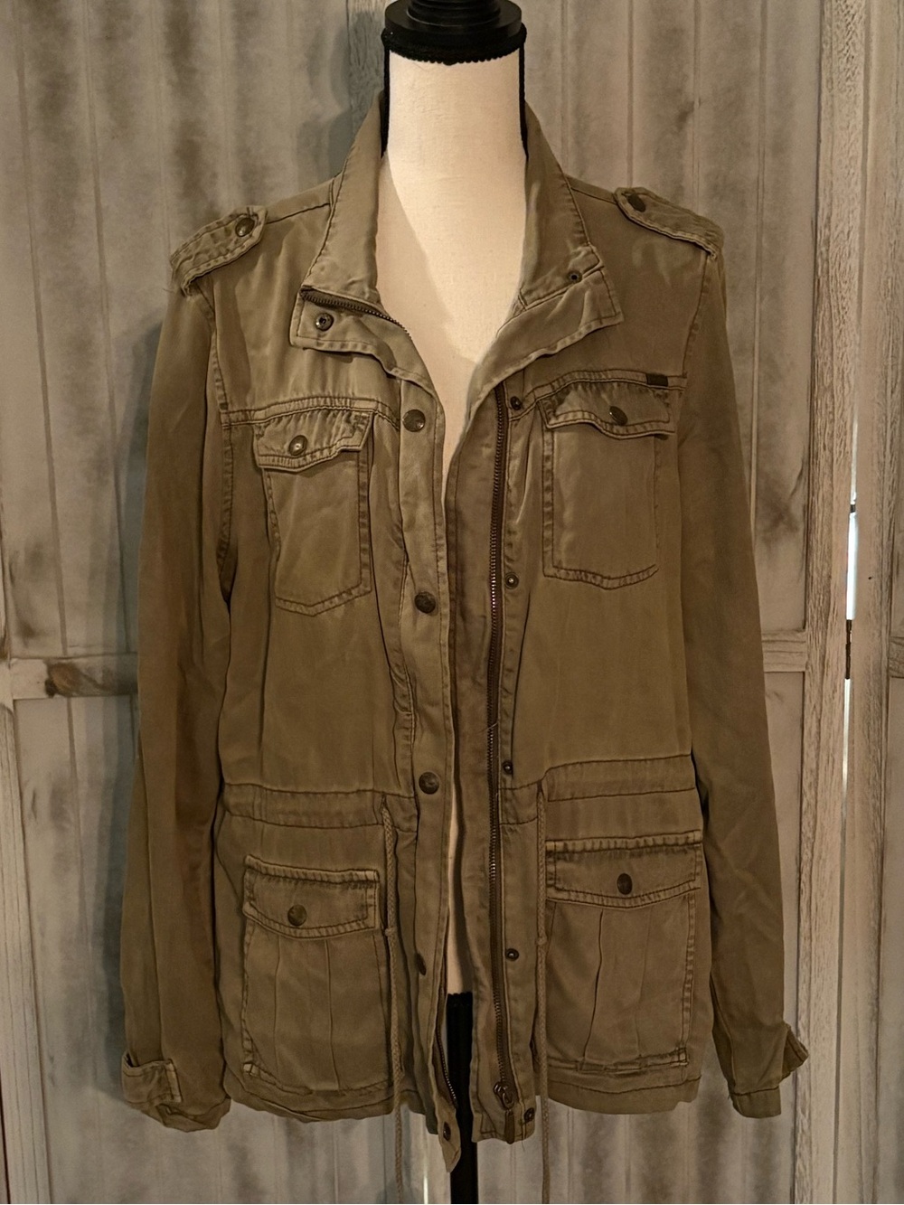 Max Jeans Olive Green Jacket